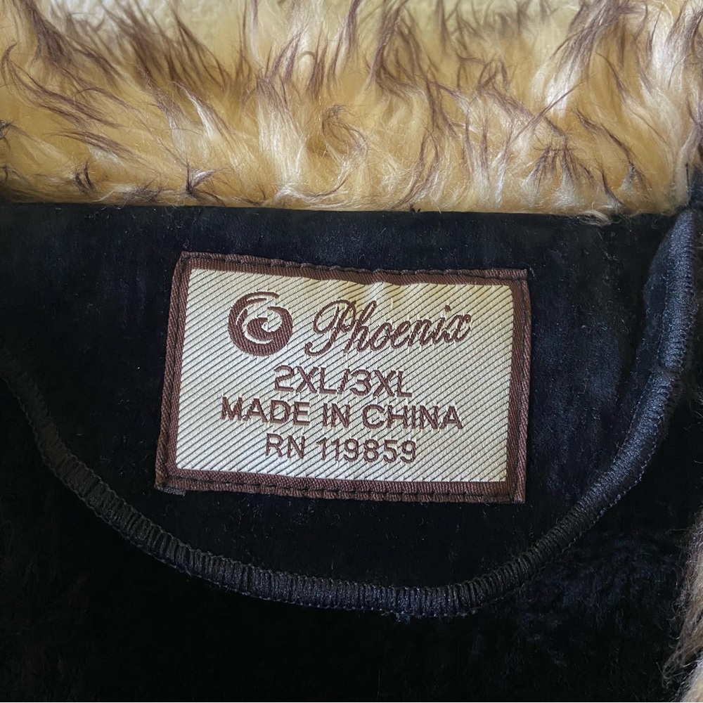 Vintage Phoenix Faux Suede and Fur Penny Lane Coat 2X-3X - Picture 13 of 13